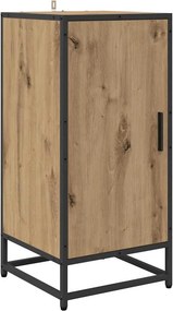 vidaXL Πλαϊνό γραφείο Artisan Oak 35,5 x 35 x 76 εκ