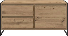vidaXL Ντουλάπι TV 100 x 36 x 49.5 εκ Artisan Δρυς Επεξεργασμένο Ξύλο