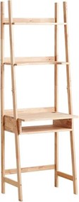 Γραφείο Ραφιέρα Nextdeco Natural μασίφ ξύλο Y180x60,1x40,5εκ.