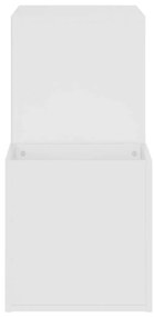vidaXL Παπουτσοθήκη Χολ Λευκή 105 x 35,5 x 70 εκ. από Επεξ. Ξύλο