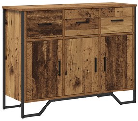 vidaXL Μπουφές Παλιού Ξύλου Οξιάς 97x32.5x74.5 εκ. Κατασκευασμένο Ξύλο