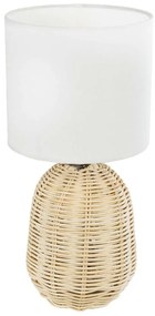 Φωτιστικό Επιτραπέζιο Boho Hasumi 01958 Φ18x36cm 1xE27 Beige-White GloboStar