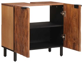 vidaXL Ντουλάπα Νιπτήρα Mπάνιου Μονόχρωμο Καφέ