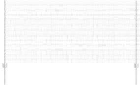 vidaXL Τεντώτο με στήριγμα Ασημί 1 x 100 m Ατσάλι