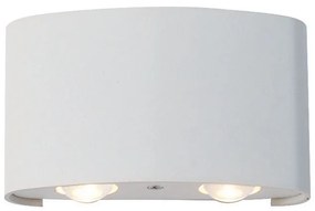 Απλίκα LED Εξωτερικού Χώρου Viokef Twist White 4211000