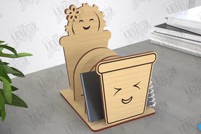 Intra απο ξύλο plywood 3mm-4mm πάχος - Οργανωτής γραφείου | Cactus Shape |Οργανωτής Δίασταση 30x20 cm INTRAFABR-113932629