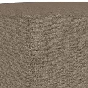 vidaXL Πάγκος Taupe 100x35x41 εκ. Υφασμάτινος