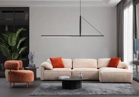 Corner Sofa Flamingo Corner 5 (L1+O1+Chlr) Cream