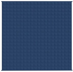 vidaXL Κουβέρτα Βαρύτητας Μπλε 200 x 200 εκ. 13 κ. Υφασμάτινη