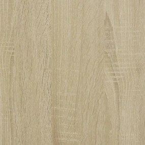 Ντουλάπι Τοίχου Sonoma Δρυς 100x16,5x30 εκ. Επεξεργασμένο Ξύλο - Καφέ