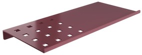 Ράφι Μπάνιου Ανοξείδωτο Matt Bordeaux Pam & Co 28x15x1εκ. 3015-153