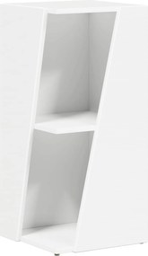 vidaXL Πλευρικό Ράφι Λευκό 33 x 32 x 70,5 εκ Επεξεργασμένο ξύλο