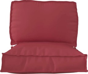 vidaXL Σετ Μαξιλαριών Πάγου 2 pcs Κόκκινο Ύφασμα Όξφορντ