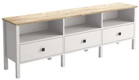Έπιπλο Τηλεόρασης 787CDL1803 180x35x60cm White-Natural