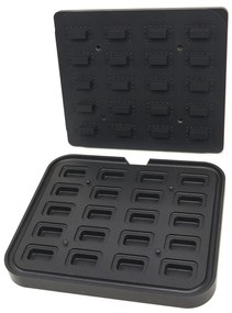 Tartlet Mould - Rectangle - 64x41/45x22 mm - 20 pieces