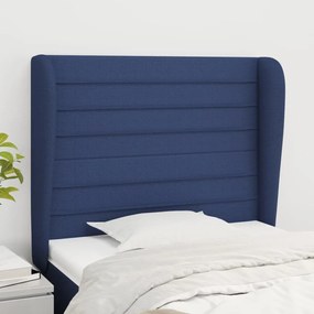 Κεφαλάρι με Πτερύγια Μπλε 83x23x118/128 εκ. Υφασμάτινο 3118076