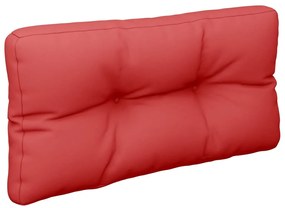 vidaXL Μαξιλάρια Παλέτας 2 τεμ. Κόκκινα Υφασμάτινα