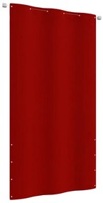 Διαχωριστικό Βεράντας Κόκκινο 120 x 240 εκ. Ύφασμα Oxford - Κόκκινο