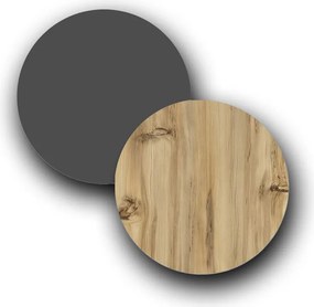 Μπουφές Augusta pakoworld oak-ανθρακί 160x40x78.5εκ