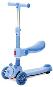 Πατίνι Scooter Swiftie Τρίτροχο Αναδιπλούμενο με Κάθισμα  Blue  10390220004 Lorelli