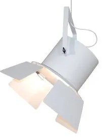 Κρεμαστό Φωτιστικό Οροφής 1xE27 Φ39cm Arlen Homelighting-77-4257-Λευκό 77-4257