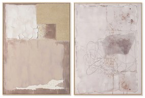 Καμβάς Home ESPRIT Σύγχρονη 103 x 4 x 143 cm (x2)