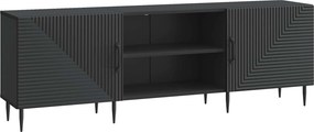 vidaXL Ντουλάπι TV 150 x 31 x 50 cm Μαύρο Επεξεργασμένο Ξύλο