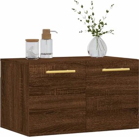 vidaXL Ντουλάπι Τοίχου Καφέ Δρυς 60x36,5x35 εκ. Επεξεργασμένο Ξύλο