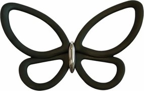 Αυτοκόλλητα Τοίχου Ango Black Metal Butterflies 3D 24007