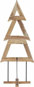 vidaXL Χριστουγεννιάτικο Δέντρο Καφέ 181 cm Μασίφ ξύλο teak
