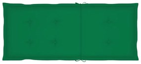 vidaXL Καρέκλες Κήπου Ανακλινόμενες 8 τεμ. Μασίφ Ξύλο Teak &amp; Μαξιλάρια