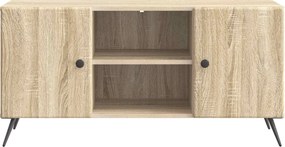 vidaXL Ντουλάπι TV 102 x 34,5 x 50 εκ. Sonoma Δρυς Επεξεργασμένο Ξύλο