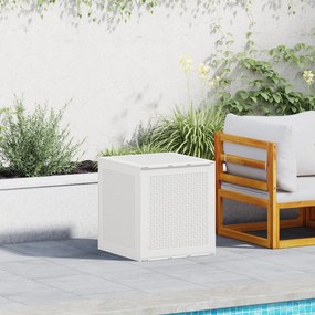 vidaXL Σακούλα Αποθήκευσης Κήπου Λευκή 55x53x57 εκ PP