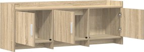 vidaXL Ντουλάπι TV 130 x 33 x 47 εκ Sonoma Δρυς Επεξεργασμένο Ξύλο