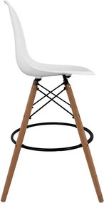 ΣΚΑΜΠΟ ΜΠΑΡ RENATA HM0173.01 ΛΕΥΚΟ 58x56x107Υ εκ.