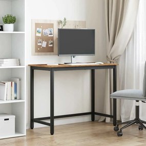 vidaXL τραπέζι Παλιό ξύλο 80 x 50 x 76,5 εκ