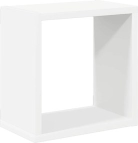 vidaXL Ράφια Κύβοι Τοίχου 4 τεμ. Λευκά 26 x 15 x 26 εκ.