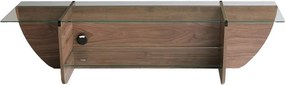 Έπιπλο Τηλεόρασης (158x35x40) A-G Lily 552NOS1604 Walnut