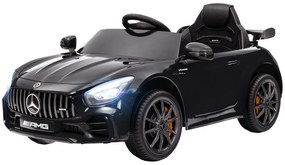 AIYAPLAY Ηλεκτρικό αυτοκίνητο για παιδιά, Mercedes, 3-5 χλμ/ώρα, Τηλεχειριστήριο, Φως & Μουσική, Μαύρο