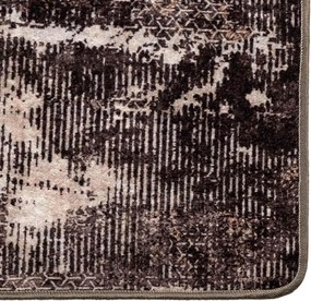 vidaXL Χαλί Runner MARSA Μαύρο 80 x 200 cm Πολυέστερ και PVC
