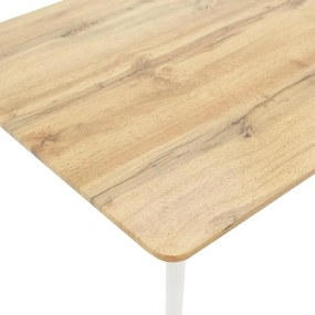 Σετ Τραπεζαρίας Ezra-Cuba C004 σετ 5τεμ pp-mdf σε λευκή-sonoma απόχρωση 120x80x75εκ 120x80x75 εκ.