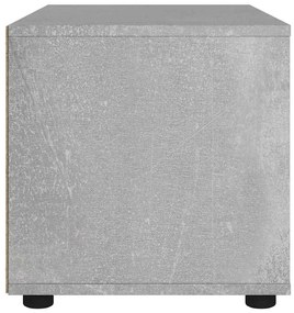 vidaXL ντουλάπι τηλεόρασης VISNES Γκρι μπετόν 60x40x38 cm
