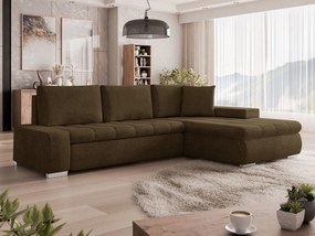 Γωνιακός καναπές Orkan mini-Καφέ