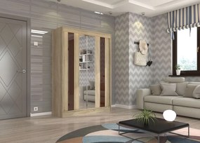 Ντουλάπα Nabi 150 συρόμενη-Drus-Kafe