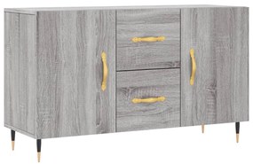 vidaXL Μπουφές Γκρι Sonoma 100 x 36 x 60 εκ. από Επεξεργασμένο Ξύλο