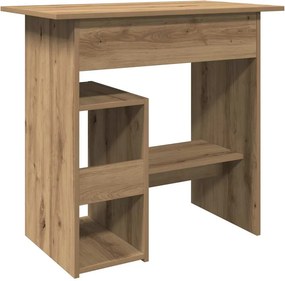 vidaXL Γραφείο Αρτισιανή Δρυς 80x45x74 εκ. από Επεξεργασμένο Ξύλο