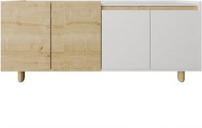 Κονσόλα Sapphire Δρυς / Λευκό NUGEN 180x45x75
