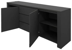 Μπουφές Kalya σε ανθρακί απόχρωση 220x49x89.5εκ 220x49x89.5 εκ.