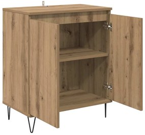 vidaXL Πλαϊνό γραφείο Artisan Oak 60 x 35 x 70 cm Επεξεργασμένο ξύλο