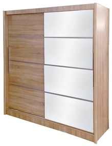 Ντουλάπα Δίφυλλη Ilona Sonoma 180x61x215εκ MDF